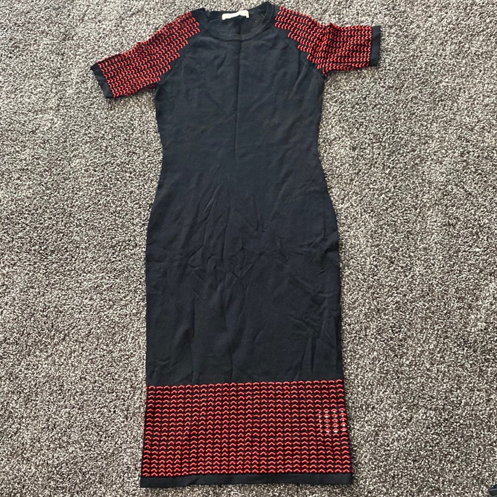 Jonathan Simkhai black and red dress. Size S.